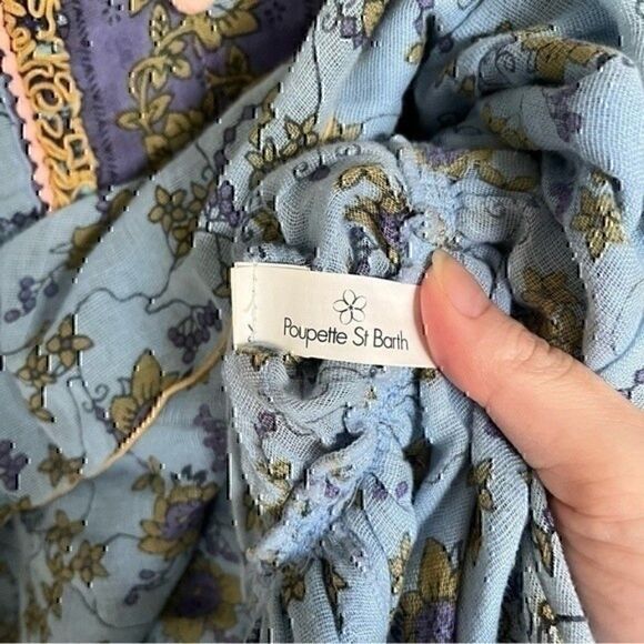 Poupette St Barth Bobo Poncho Tunic Mini Dress - Picture 12 of 14